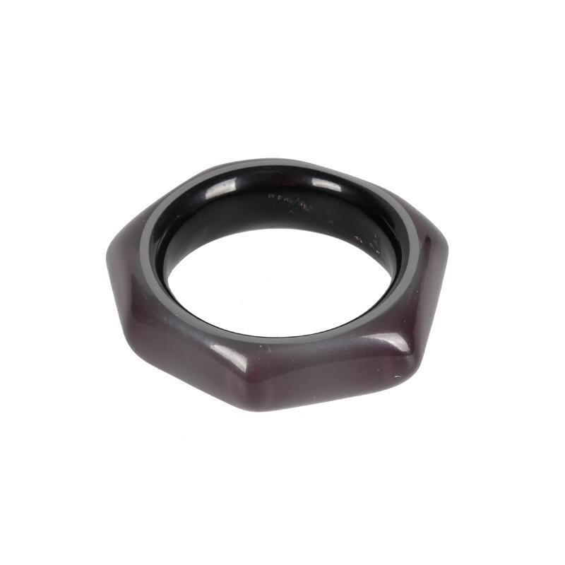 Fashion Atropurpureus Dashing Avant-Garde Unconspicuous Hexagonal Bangle