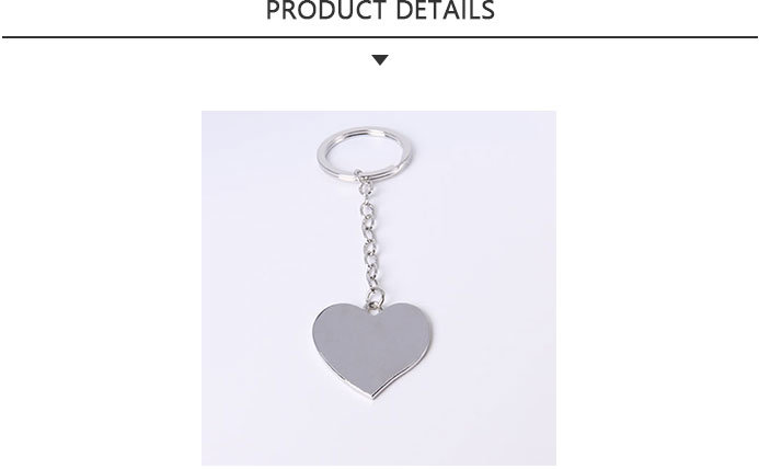 Wholesale Metal Promotion Keychain with Heart Shape