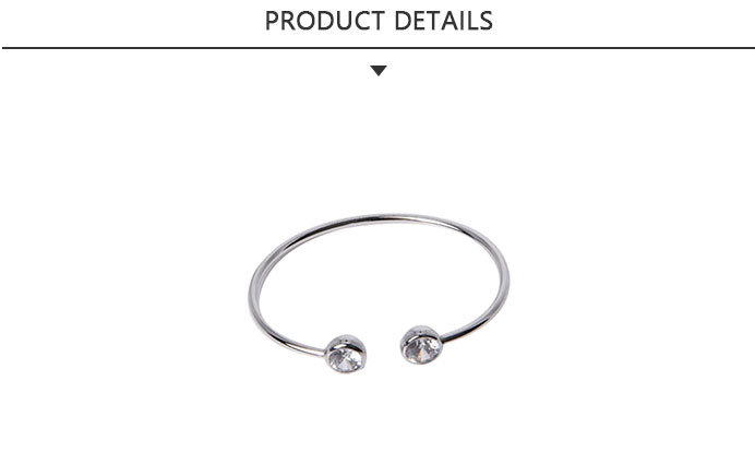 Contracted Fashion Jewelry Stainless Steel Bracelet Siliver