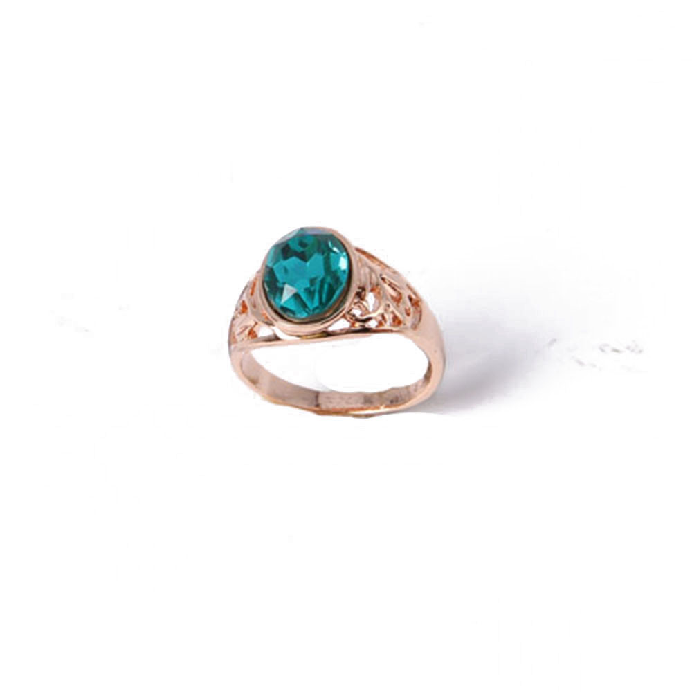 Good Quality Fashion Jewelry Pearl Silver Ring with Rhinestone