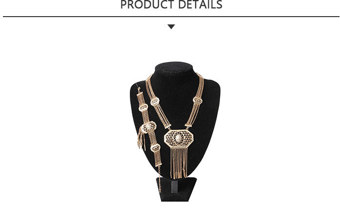 Hotsales Noble Fashion Gold Plating Jewelry Set