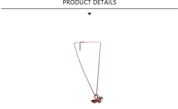 Customized Fashion Jewelry Gold Flower Pendant Necklace