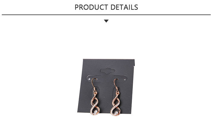 New Style Fashion Jewelry Gold 8 Shaped Earring