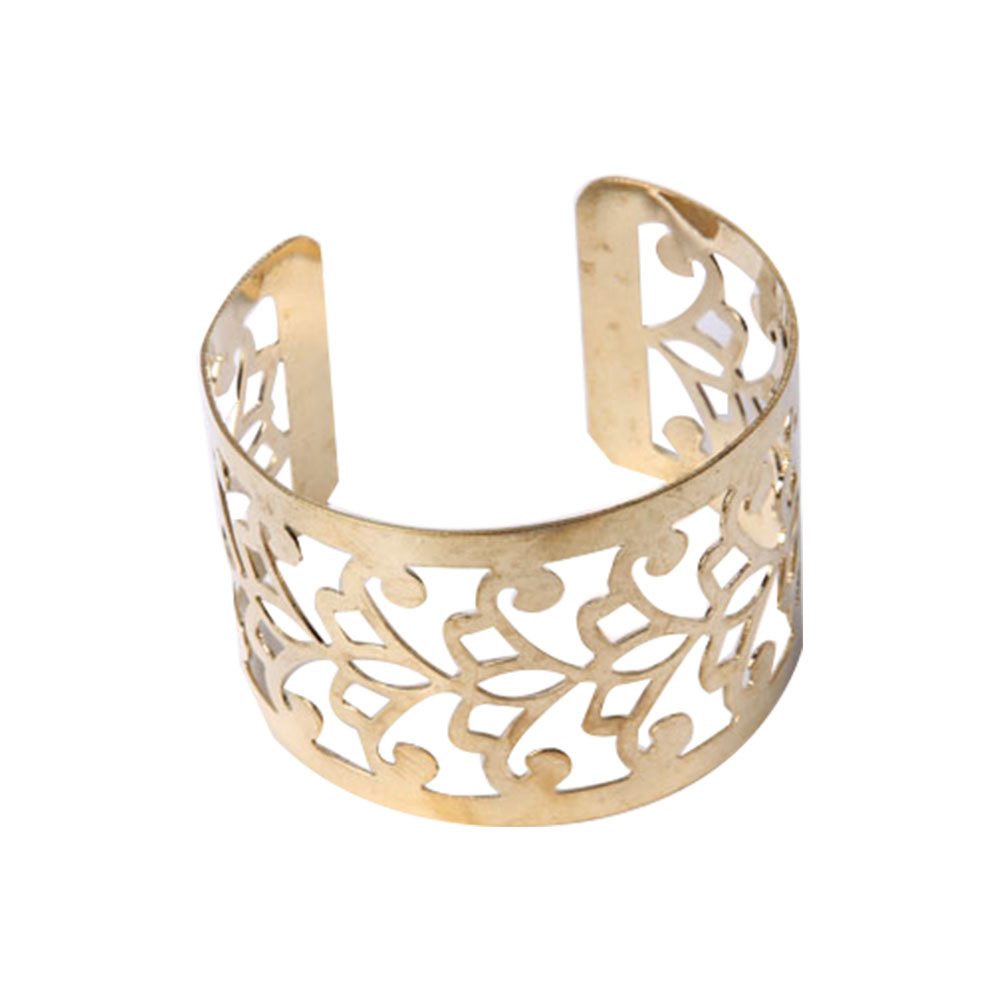Jewelry Gold Bracelet Hollow-Carved Design