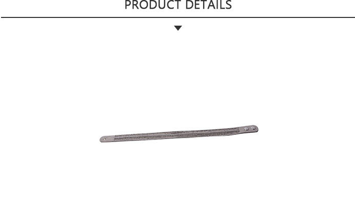 Durable Fashion Jewelry Rope Bracelet Silver