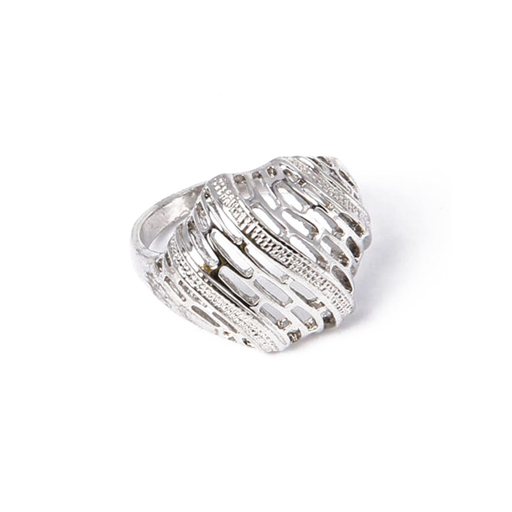 Quality Fashion Jewelry Rhinestone Silver Ring