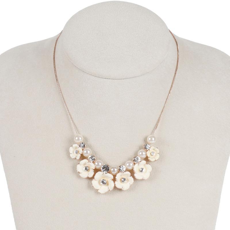Succinct Sterling Silver Gold Necklace