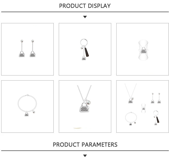 Fashion Classical Silver Lock Jewelry Set