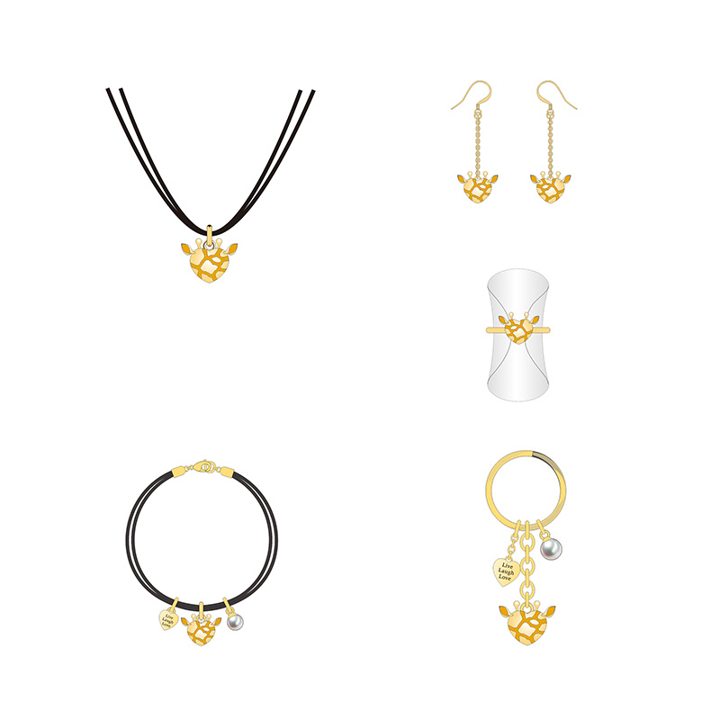 Love Antlers Cute and Charming Jewelry Set