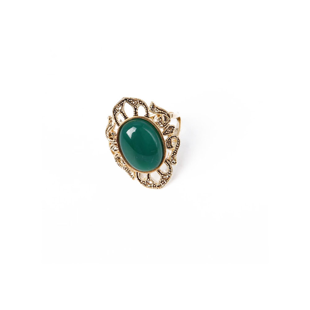 Newest Design Fashion Jewelry Color Rhinestone Gold Ring