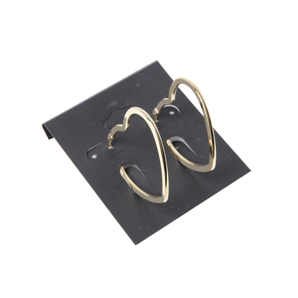 Factory Supply Fashion Jewelry Heart-Shaped Gold Earring