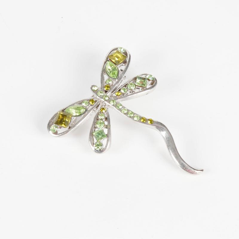 Black Gauze Classical Style Gem Pearl Brooch