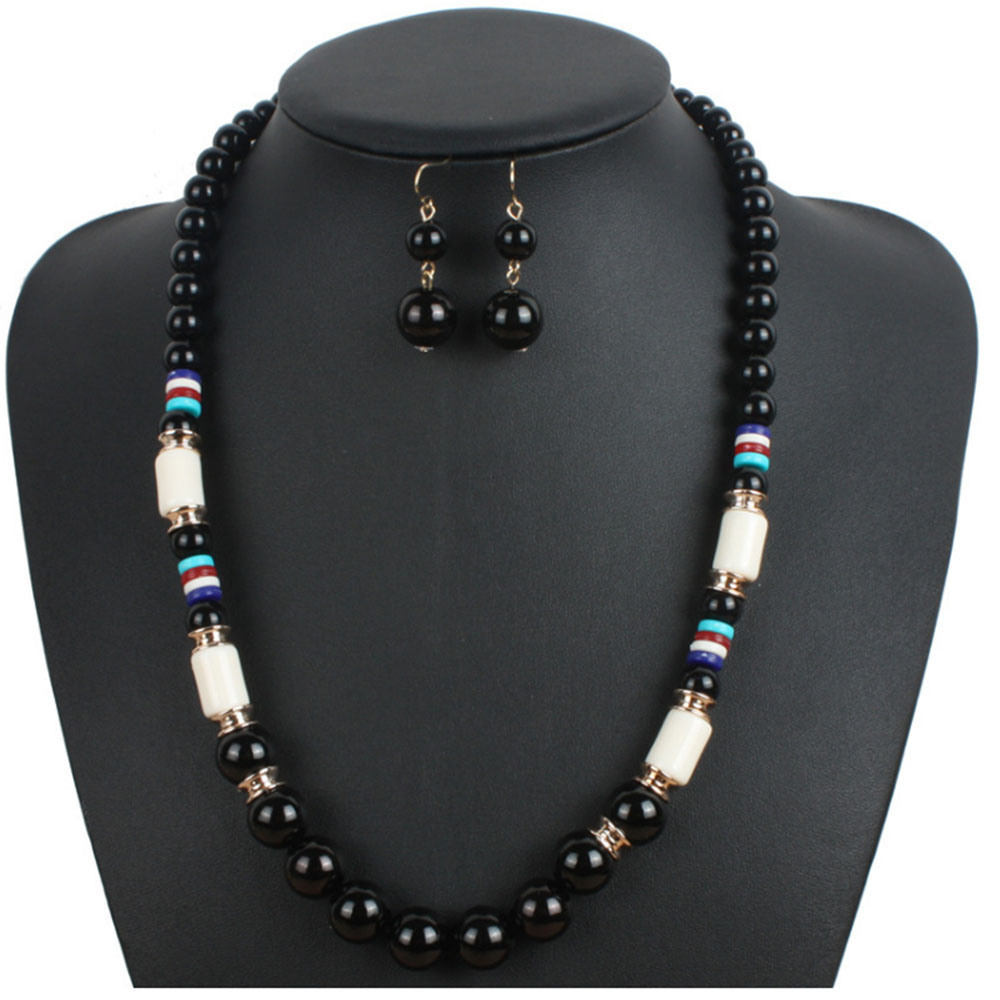 Year Fashion Jewelry Bead Necklace Set