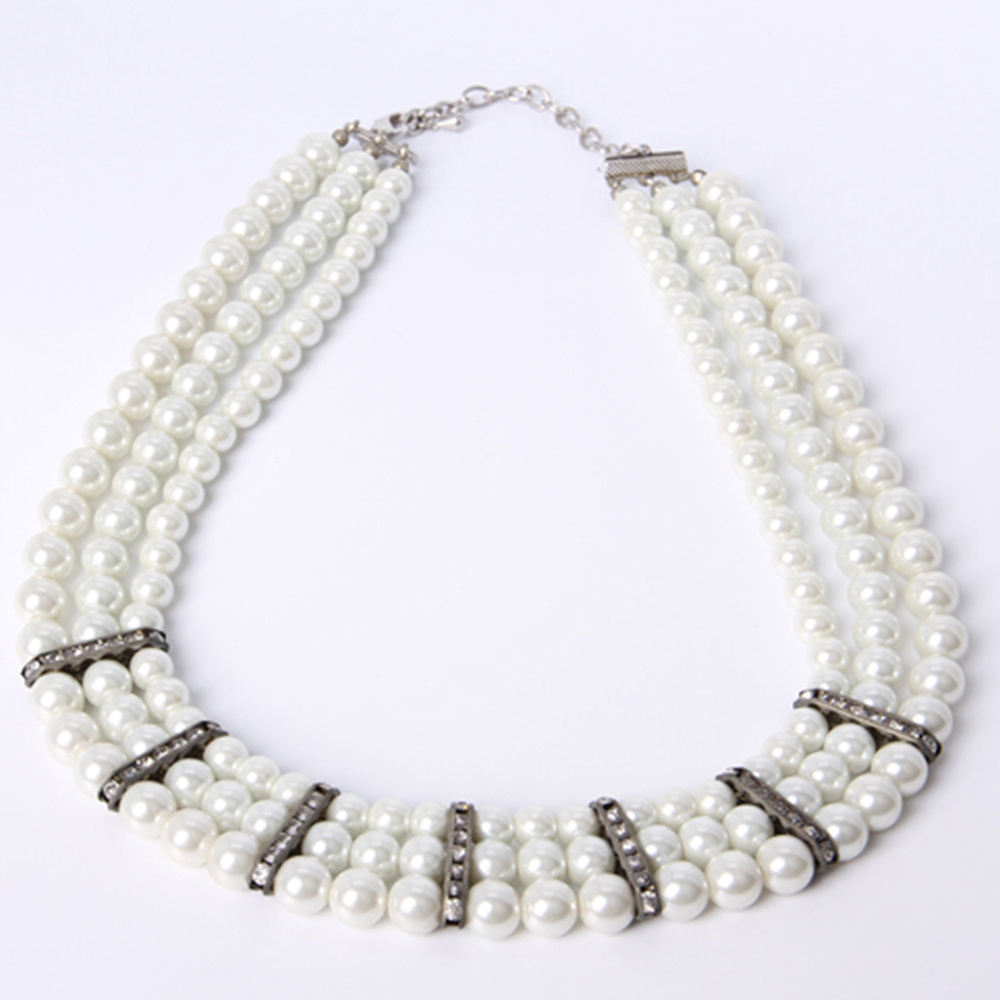Quality Fashion Pearl Jewellery Beaded Necklace