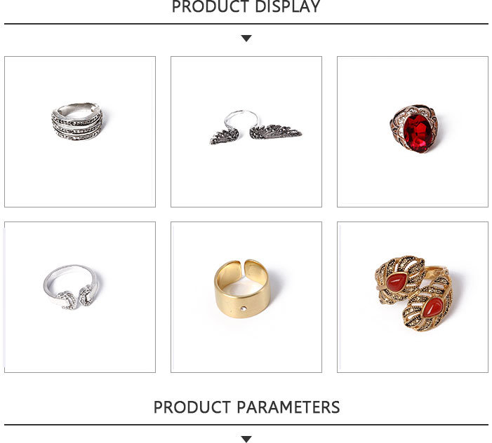 Long Life Fashion Jewelry Silver Ring with Rhinestone