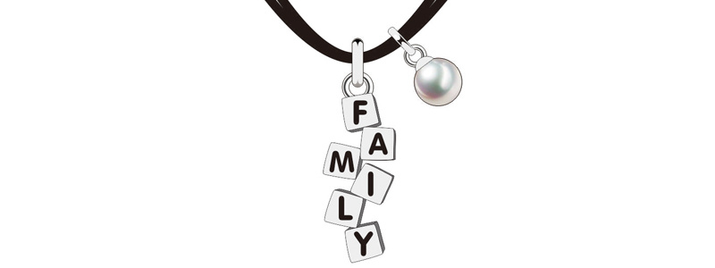 Customizable Five-Piece Set of Square Letters Stitching Jewelry Set