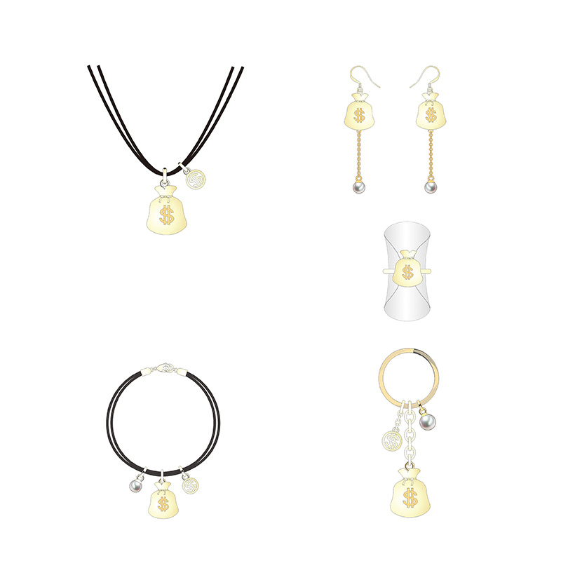 Good Meaning Moneybag Shape Jewelry Set