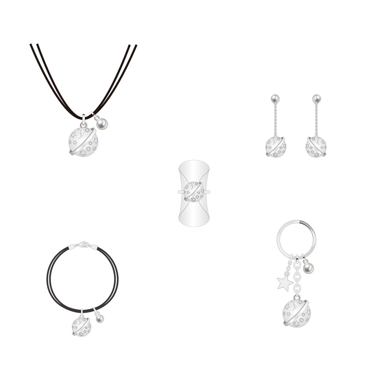 Top Fashion High Quality Fashion Designed Mars Shape Jewelry Set