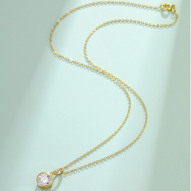 Women′s Collarbone Chain Light Luxury Niche The Latest Sterling Silver Necklace