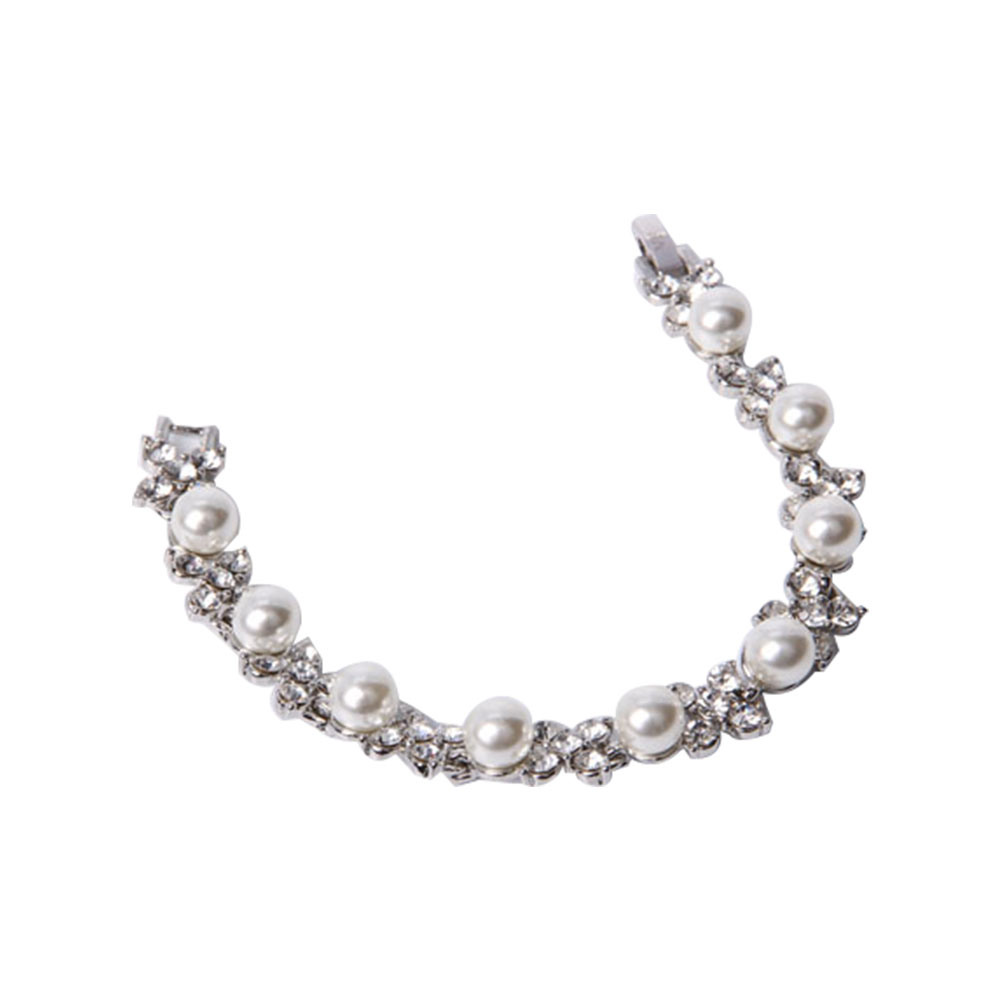 New Style Fashion Jewelry Silver Bracelet with Three Rhinestones