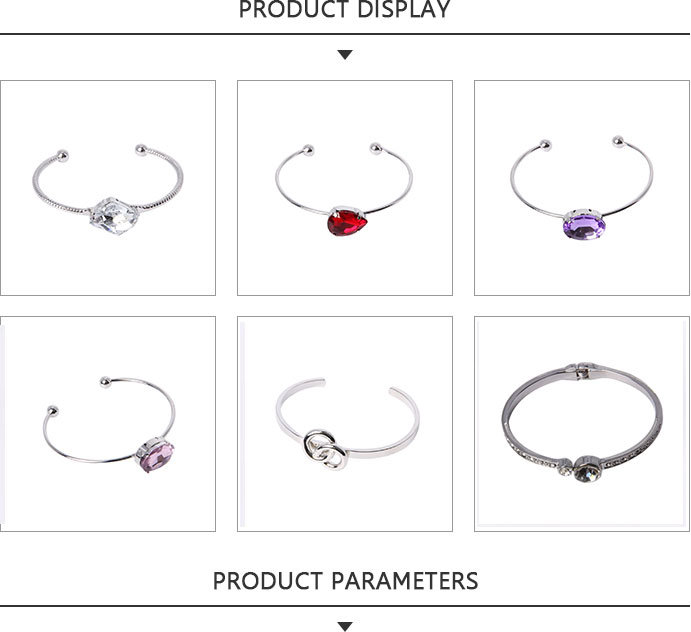 Wholesale Fashion Jewelry Bracelet with Pink Rhinestones