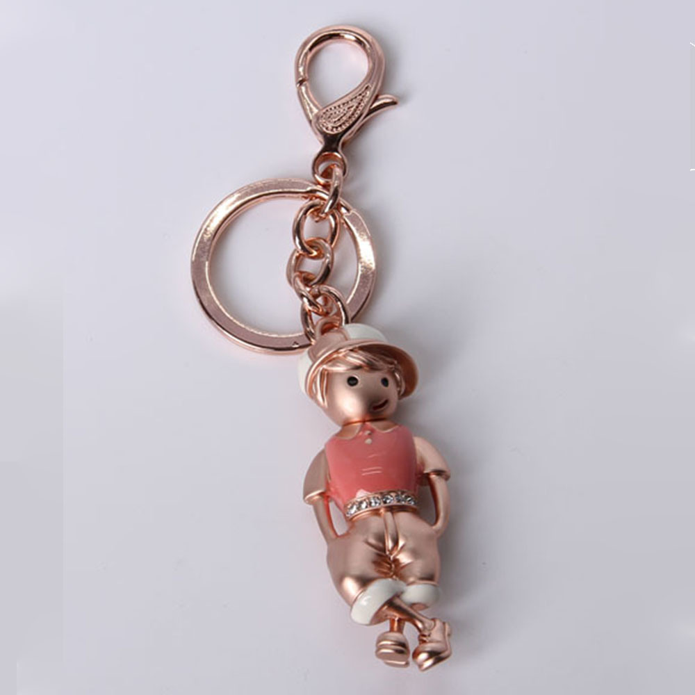 Exquisite Keychain Cute Boy Shape Promotional Gift Keychain