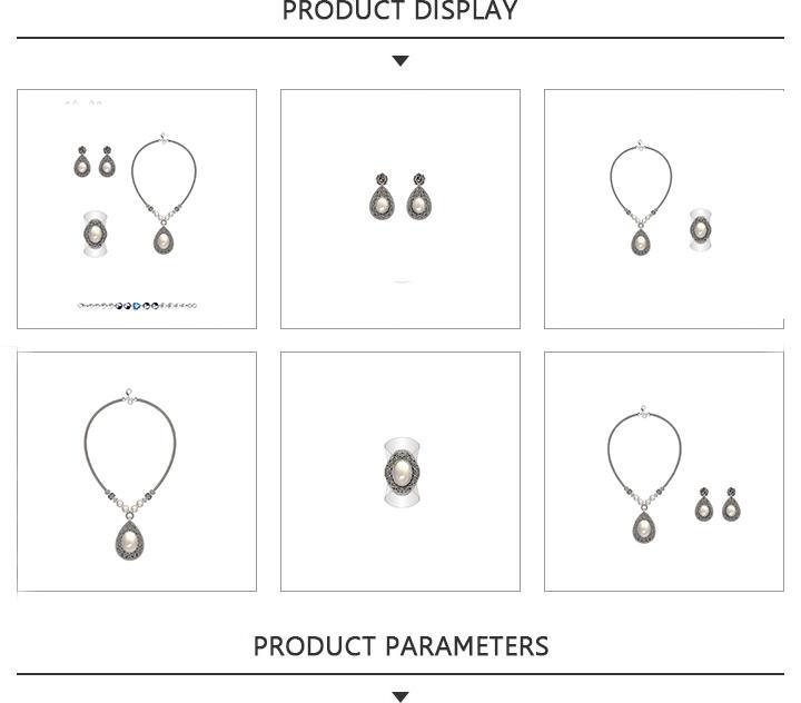 Niche Silver Jewelry Set with Gemstones