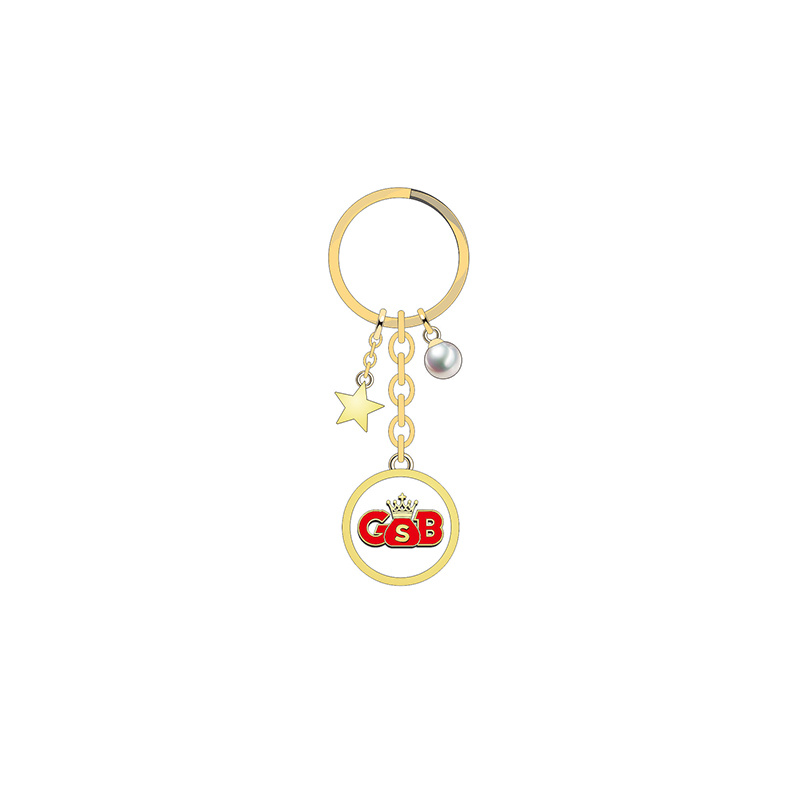 Classical Red Letter with Gold Ring Jewelry Set