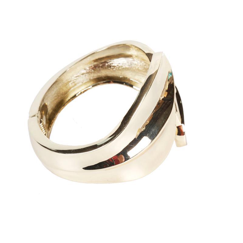 Simple Leave Shape Gold Bracelet