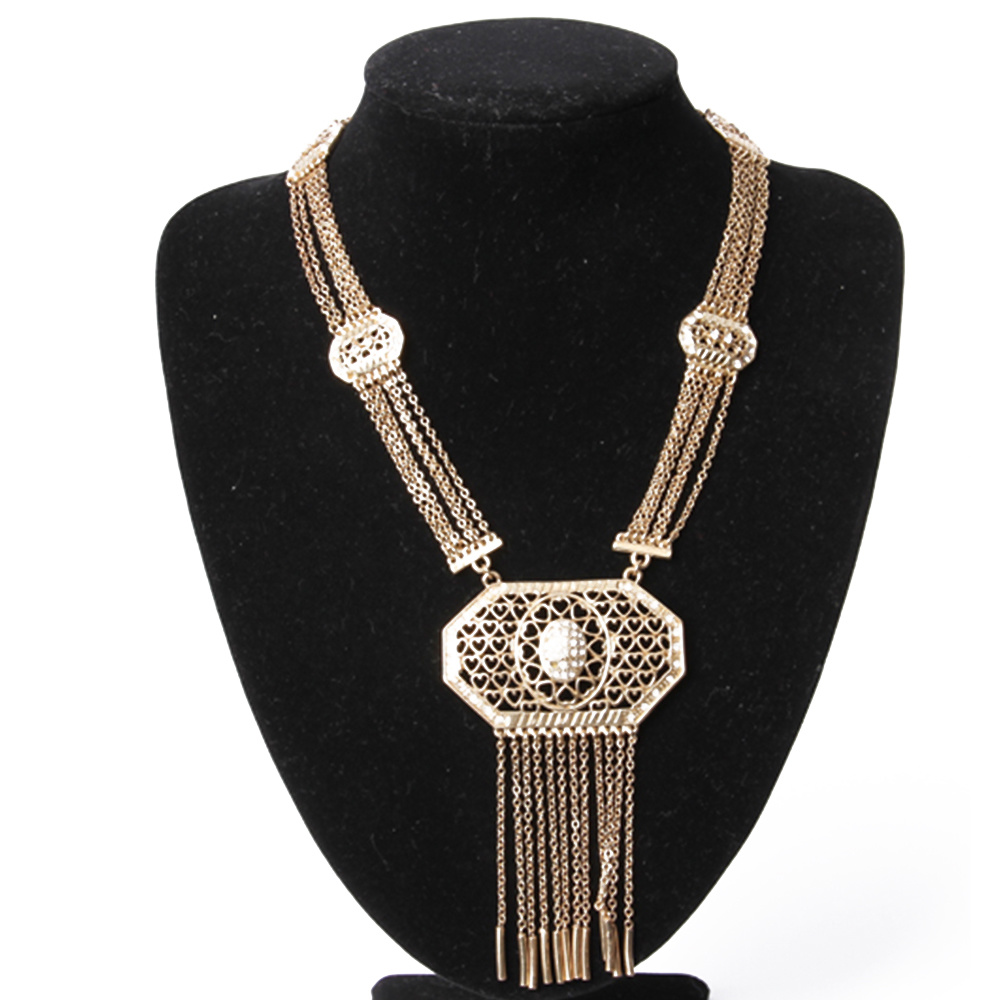 Temperament Tassel Fashion Jewellery Gold Necklace