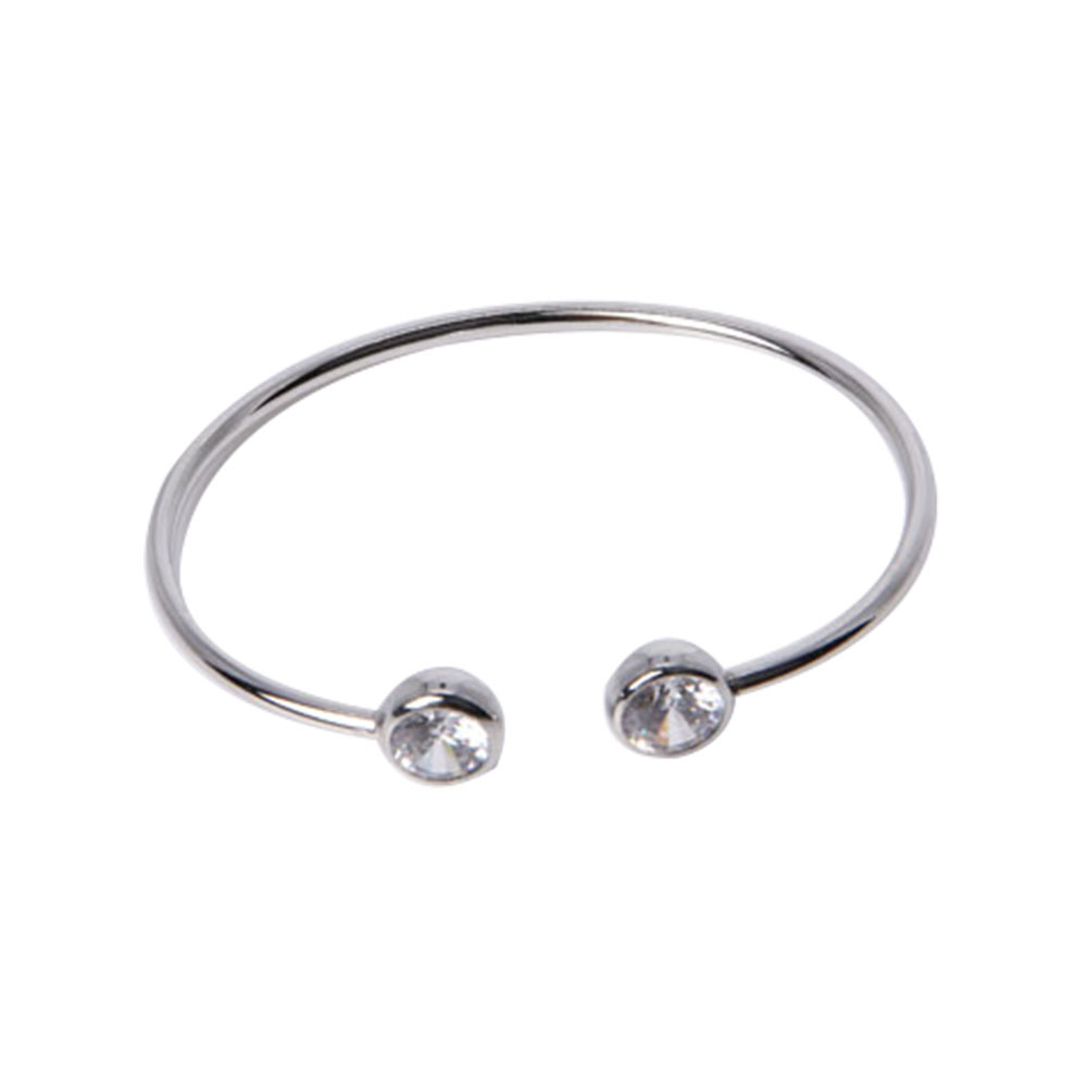 Fashion Charm Silver Bracelet with Rhinestone