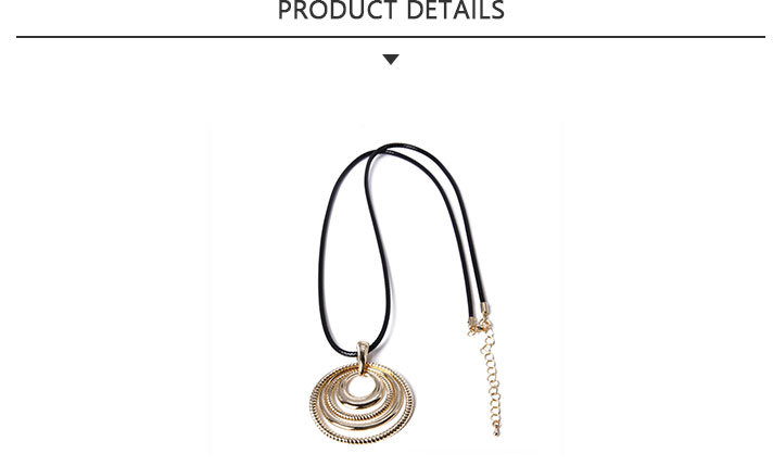 Economic Fashion Jewelry Gold Round Beaded Necklace
