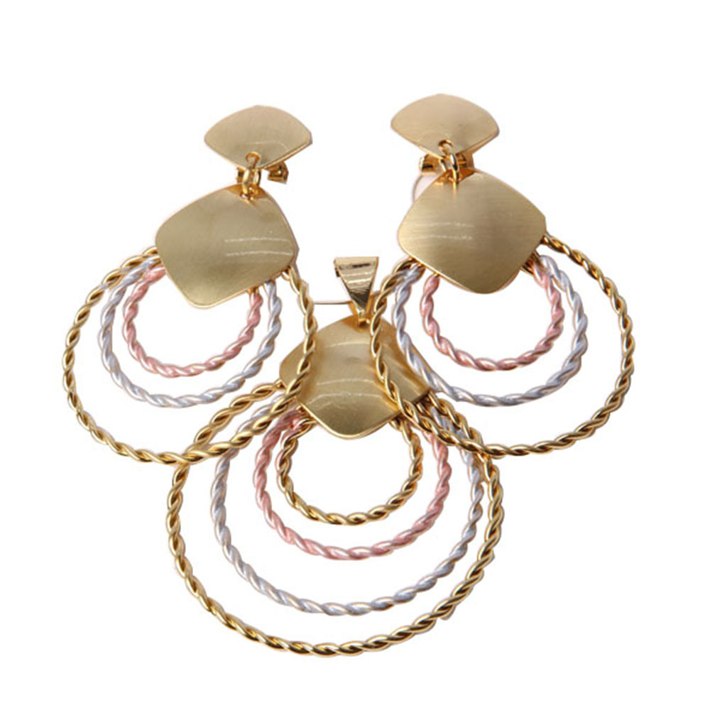 Wholesale Fashion Gold Plating Jewelry Set