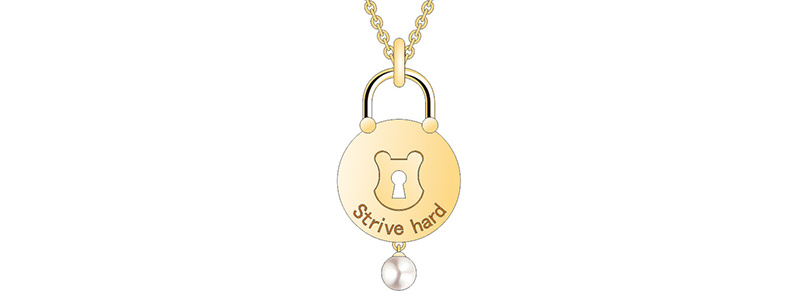 New Popular Gold Lock Jewelry Sets
