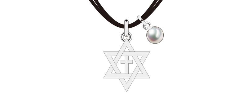 OEM Star Necklace Cross Design Jewelry Set for Men and Women
