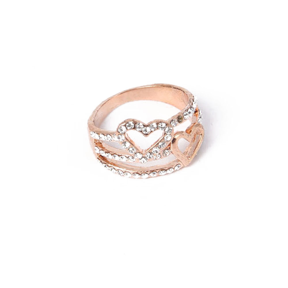 Newest Rose Gold Fashion Jewelry Ring with Epoxy