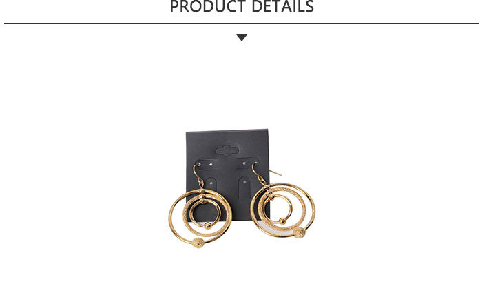 High Quality Fashion Jewelry Annular Gold Earring
