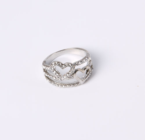 Fashion Double Hearts Jewelry Ring Good Quality Good Reasonable Price