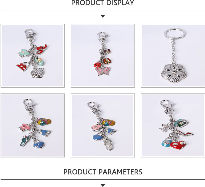 Fashion Metal Keychain with Diamond