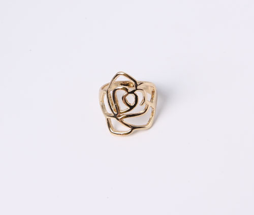 Rose Flower Design Ring in Good Quality and Good Price