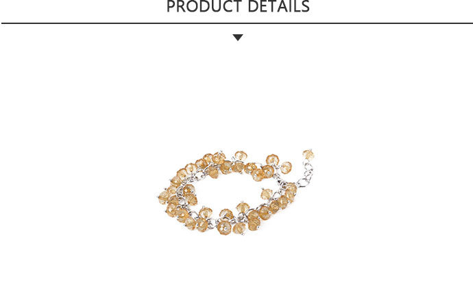 High Quality Charm Pearl Chain Bracelet Yellow