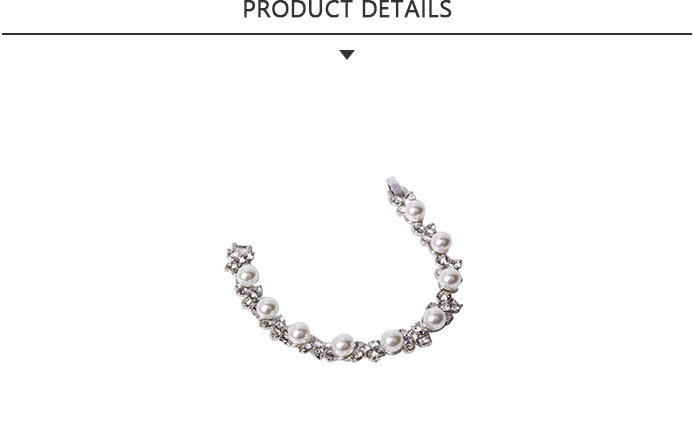 Most Popular Fashion Jewelry Silver Peal Bracelet
