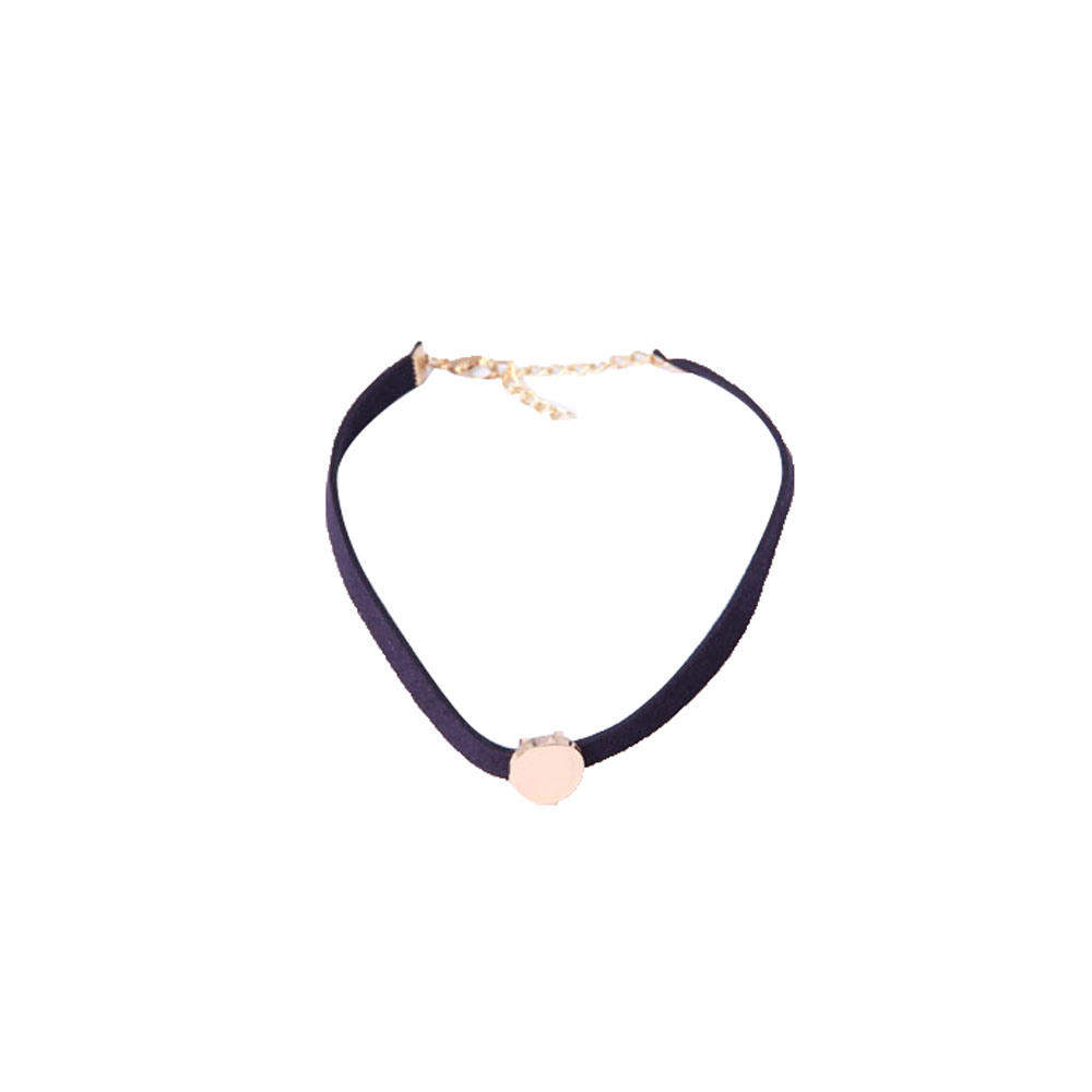 Newest Fashion Jewelry Blue Fabric Necklace Choker