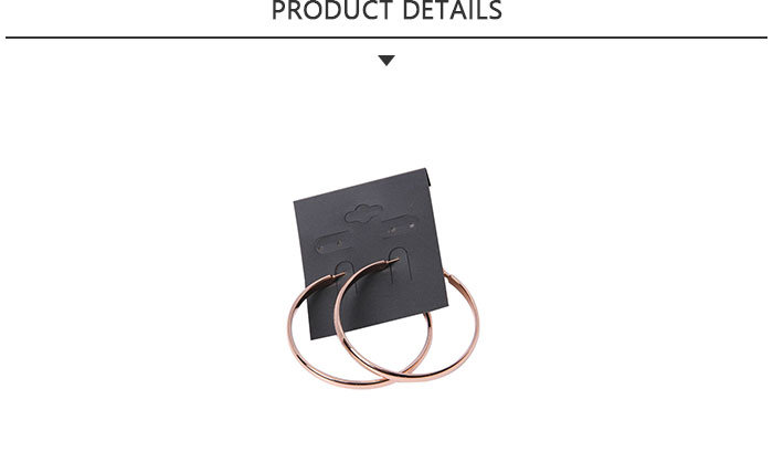 Wholesale Fashion Jewelry Circular Ring Gold Earring