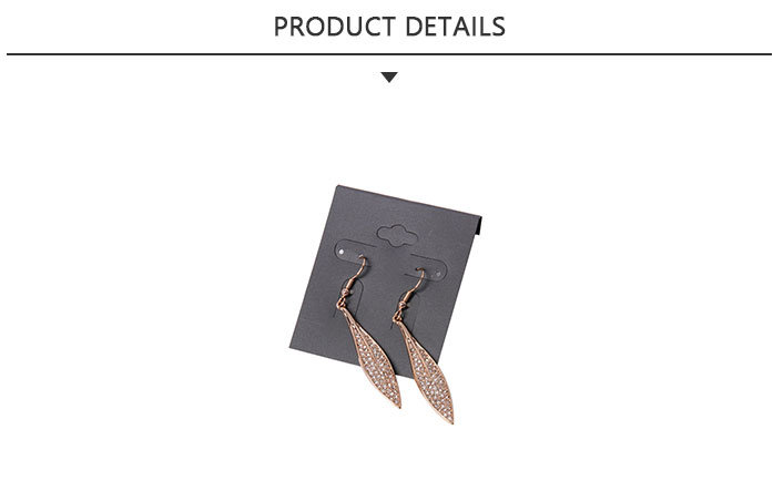Quality Most Popular Fashion Jewelry Leaf Type Gold Earring