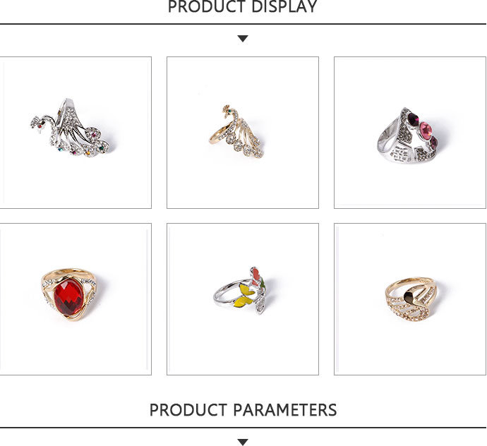 New Style Fashion Jewelry Silver Ring with Pink Rhinestone
