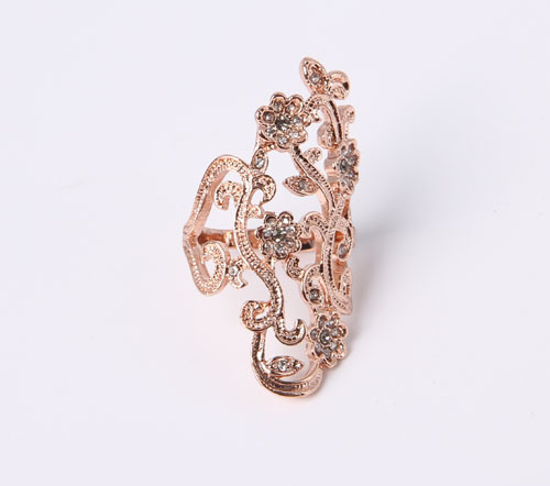 Infnity Fashion Ring with Colorfull Rhinestones