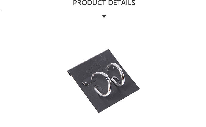 Small Diameter Fashion Jewelry Silver Earring