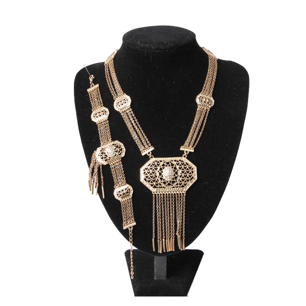 Contracted Fashion Silver Costume Jewelry Set