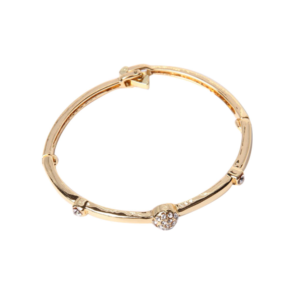 Ingenious Fashion Jewelry Gold Bracelet with Rhinestone